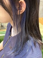 チルアウト 塚口本町店(chill out)&nbsp;桔梗色イヤリングカラー/20代/30代/40代/50代/60代