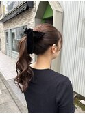簡単ポニーテールアレンジ