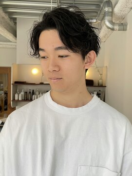 インヤン 下北沢(Yin Yang) メンズソフトスパイラルパーマ/刈り上げない/無造作パーマ