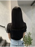 黒髪ロング