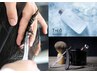 【理容室】メンズカット+ジオシャンプー+シェービング+持ち帰りシャンプー付