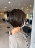 重めショートボブ