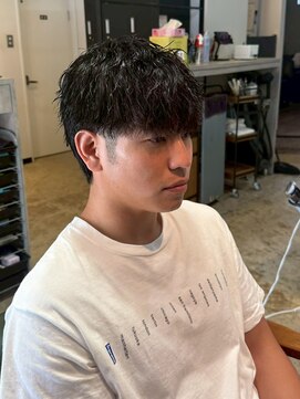 ソレイユ バイ アルフレッド(SOLEIL by alfRed) ソフトツイストスパイラル　マッシュウルフ　ツーブロック