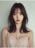 20代30代40代 小顔レイヤー/暗めカラー/デザインカラー[横浜駅]