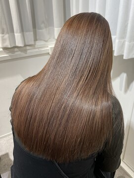アンス 大阪梅田(ANs.) ☆20代30代40代髪質改善ストレート　アッシュブラウン