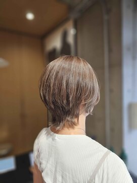 オーガニック ライフ 若葉 鶴ヶ島(organic+life) 秋カラー◎大人可愛い小顔ショートウルフ×暖色カラー