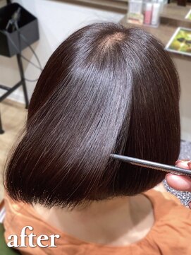 アイスタイルプレミアム フジ三篠店(I STYLE premium) 高濃度水素ケアカラー+オーダーメイド髪質改善トリートメント