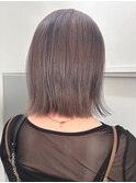ライトニング ボブ ブリーチなしダブルカラー ラベンダー