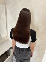 キング 梅田店(K!ng) ハイライトカラーミルクティーベージュレイヤーカット