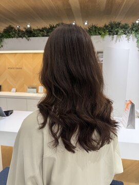 ステアケース 武蔵小杉店(stair:case) コテ巻き風パーマ　ロング