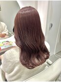 ピンクラベンダー×ナチュラルロング【北千住】