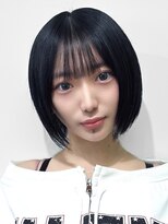 ルネラトーキョー(RUNERA TOKYO)&nbsp;ナチュラルボブ/ハイトーンから落ちる黒に！