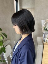 ヌーク(nook.) 着物ヘア/大人ガーリー/ダークアッシュ/似合わせカット/佐賀