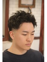 サードプレイス(Third Place)&nbsp;ピンパーマのナチュラルスタイル