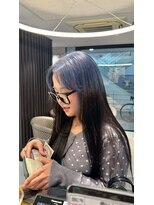 アース エレガンス 吉祥寺店(EARTH Elegance)&nbsp;ネイビーブルーのアンブレラカラー☆