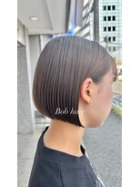 オーガニックエコ 川越(organic+eco)&nbsp;20代30代/ミニボブ/夏ヘア/ナチュラルブラウン/大人ヘア