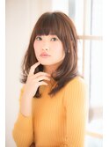 【aRietta】ショコラブラウンでツヤ髪に☆カジュアルセミディ