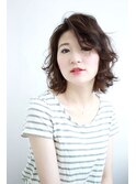 【Velis】モードレトロなアンニュイカールのくびれミディ♪