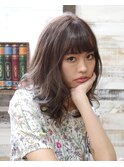  [オージュアサロン/恵比寿]色気があるミディアムヘア
