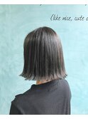 斜めバングふわくしゅニュアンス