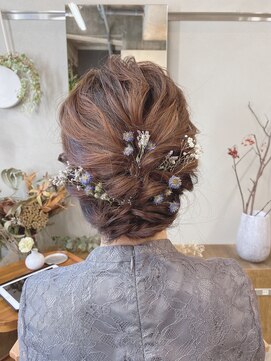 マロウ(mallow) 《花屋併設》パーティーヘアセット@20代30代40代