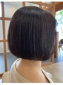 お手入れ簡単顎下ボブ