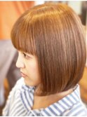 〈wave佐藤店〉Aラインボブ クールショート 酸熱トリートメント
