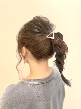 パッション 長町南店(PASSION) ☆PASSION長町南☆三つ編みインナーポニー☆