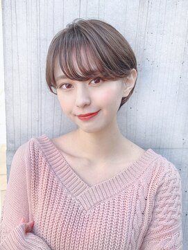 ラミ(L'ami) 【東 純平】大人可愛い耳掛けマッシュショート