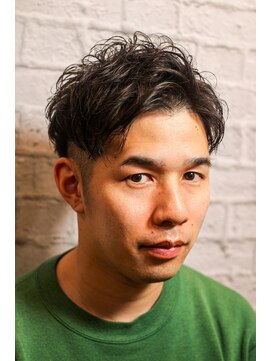 銀座マツナガ 新宿野村ビル店 アップバンクショート×形状記憶パーマ