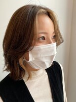 ベルフェミンキルン(Belle femin kilun) フレーミングカラー×ボブ