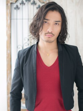 モッズヘア メン 南越谷南口店(mod's hair men) 大人セミウエットランダムパーマでツイストミディJ