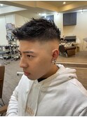 メンズショートフェードスタイル