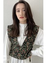 ソヨン 京都店(SOYON)&nbsp;韓国風 前髪長めくびれ セミロング 艶カラー センターパート