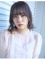スリーアン(THREE ann.)&nbsp;ゆるナチュラルボブ×グレージュ　２０代３０代４０代