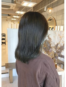 ハナタバ(hanataba) ＊オリーブグレージュにインナーくすみグリーンcolor＊