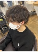 女の子でも似合うツイスパウルフ|ウルフパーマ/前髪パーマ