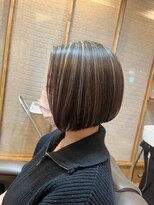 ロエ 平尾山荘(loe)&nbsp;【地毛ハイライト】×大人ボブ