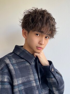 ツーダブル 大阪西梅田(WW.. ) メンズマッシュパーマツイストスパイラルパーマニュアンスパーマ