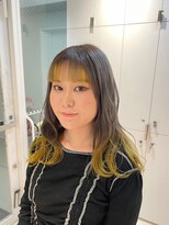 ガリカ シーム(Gallica/SEAM)&nbsp;【川辺晴加】インナーカラーイエロー