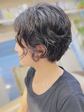 キビト(kibito) コスメパーマ ショートボブ