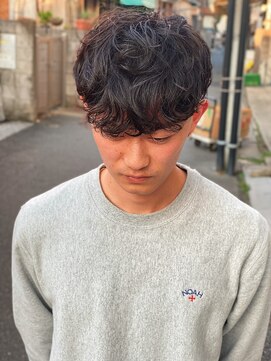 スウェル 船橋店(Swell) ハイライト/マッシュパーマ/ウルフ/アッシュブラック