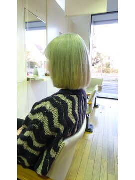 キハラ KIHARA 和泉中央店 ★ホワイトベージュ×イングラボブ