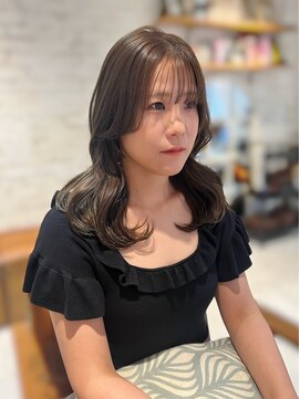 ラボヌールヘアーリアン 川越店(La Bonheur hair Lien) ダークグレージュ/くびれヘア/韓国風ヘア