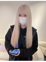 ベレーザ 渋谷(BELEZA)&nbsp;7507ニュアンスカラーシルバーアッシュハイトーンカラー韓国ヘア