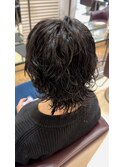 おしゃれウルフパーマ