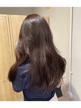 ローレンジウ(LOREN JU) 透明感髪質改善ベージュダブルカラーミルクティーグレージュ