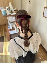 ココカラヘアー ニコ(cococara hair nico)&nbsp;お呼ばれヘア/編みおろしヘア/ヘアセット