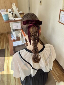 ココカラヘアー ニコ(cococara hair nico) お呼ばれヘア/編みおろしヘア/ヘアセット