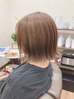 プライベート ヘアサロン カオ(private hair salon kao)&nbsp;馴染ませ大人ハイライトボブ